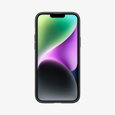 ACS04766 - iPhone 14 Pro Max Case Thin Fit in black showing the back